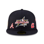 New Era - 59FIFTY Fitted Cap - Atlanta Braves - LOGOS - Navy - Headz Up 