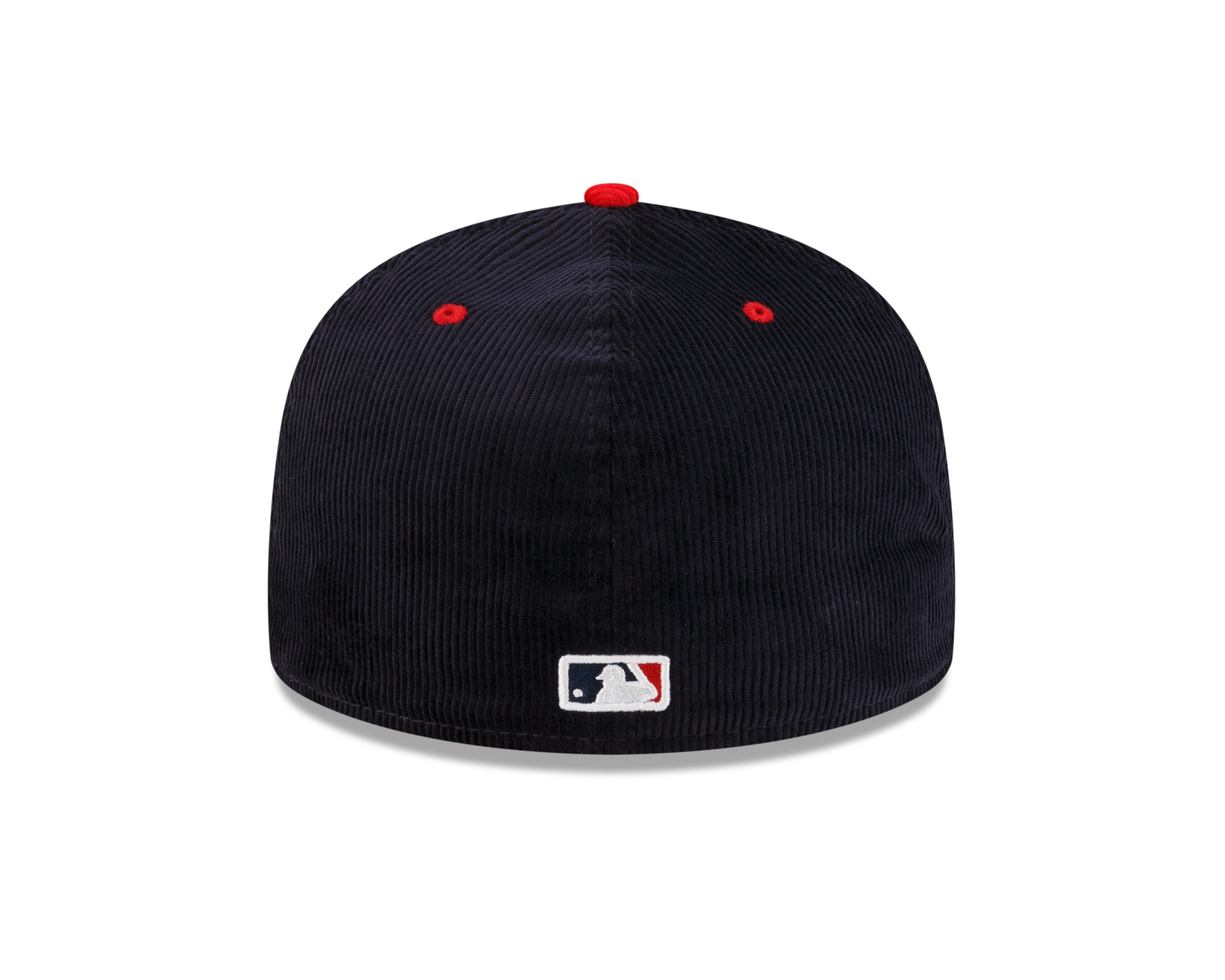 New Era - 59FIFTY Fitted Cap - Atlanta Braves - CLIP CORD - Navy/Red - Headz Up 