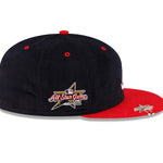 New Era - 59FIFTY Fitted Cap - Atlanta Braves - CLIP CORD - Navy/Red - Headz Up 