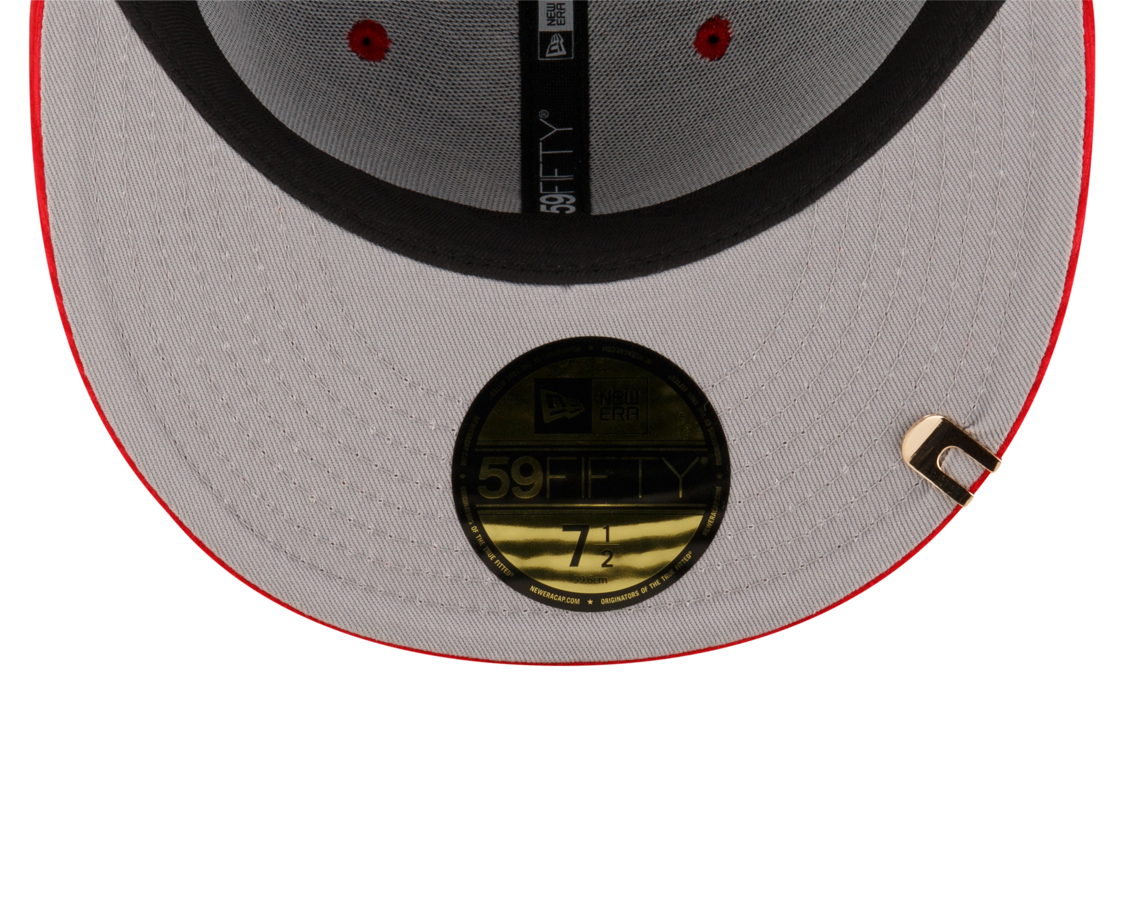 New Era - 59FIFTY Fitted Cap - Atlanta Braves - CLIP CORD - Navy/Red - Headz Up 