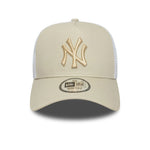 New Era - New York Yankees - League Essentials Trucker Cap - Stone Tonal - Headz Up 