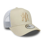 New Era - New York Yankees - League Essentials Trucker Cap - Stone Tonal - Headz Up 
