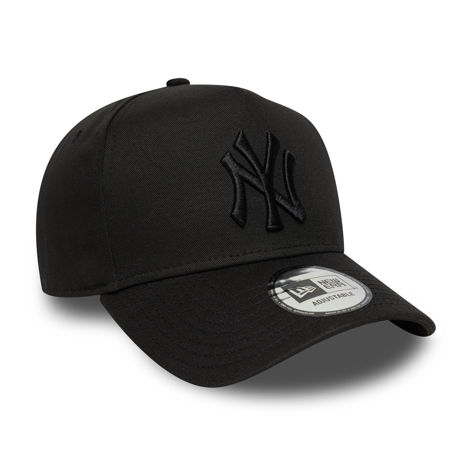 New Era - New York Yankees - League Essential - E-Frame Cap - Black On Black - Headz Up 