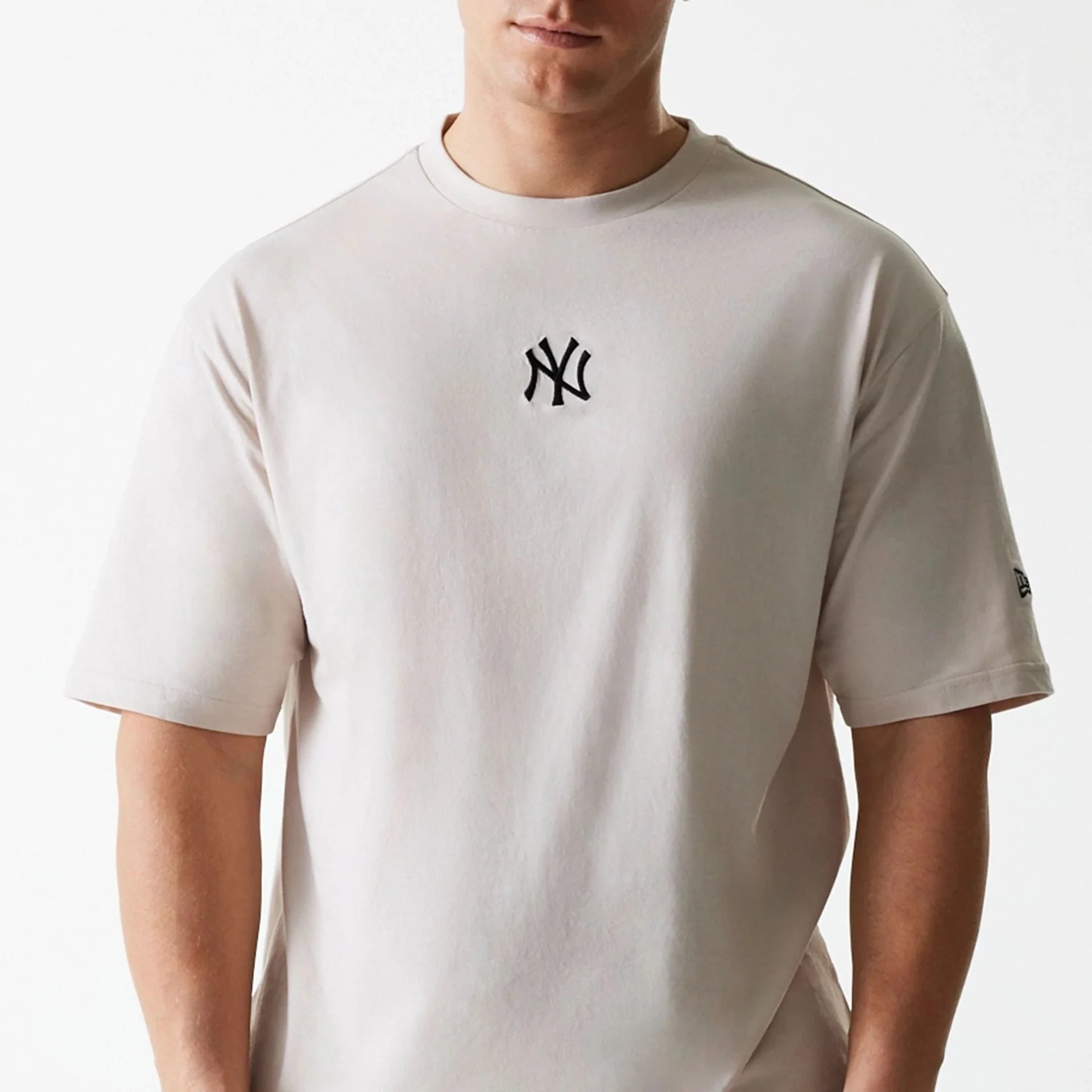 New Era - MLB LE MIDI - Oversize Tee - New York Yankees - Stone - Headz Up 
