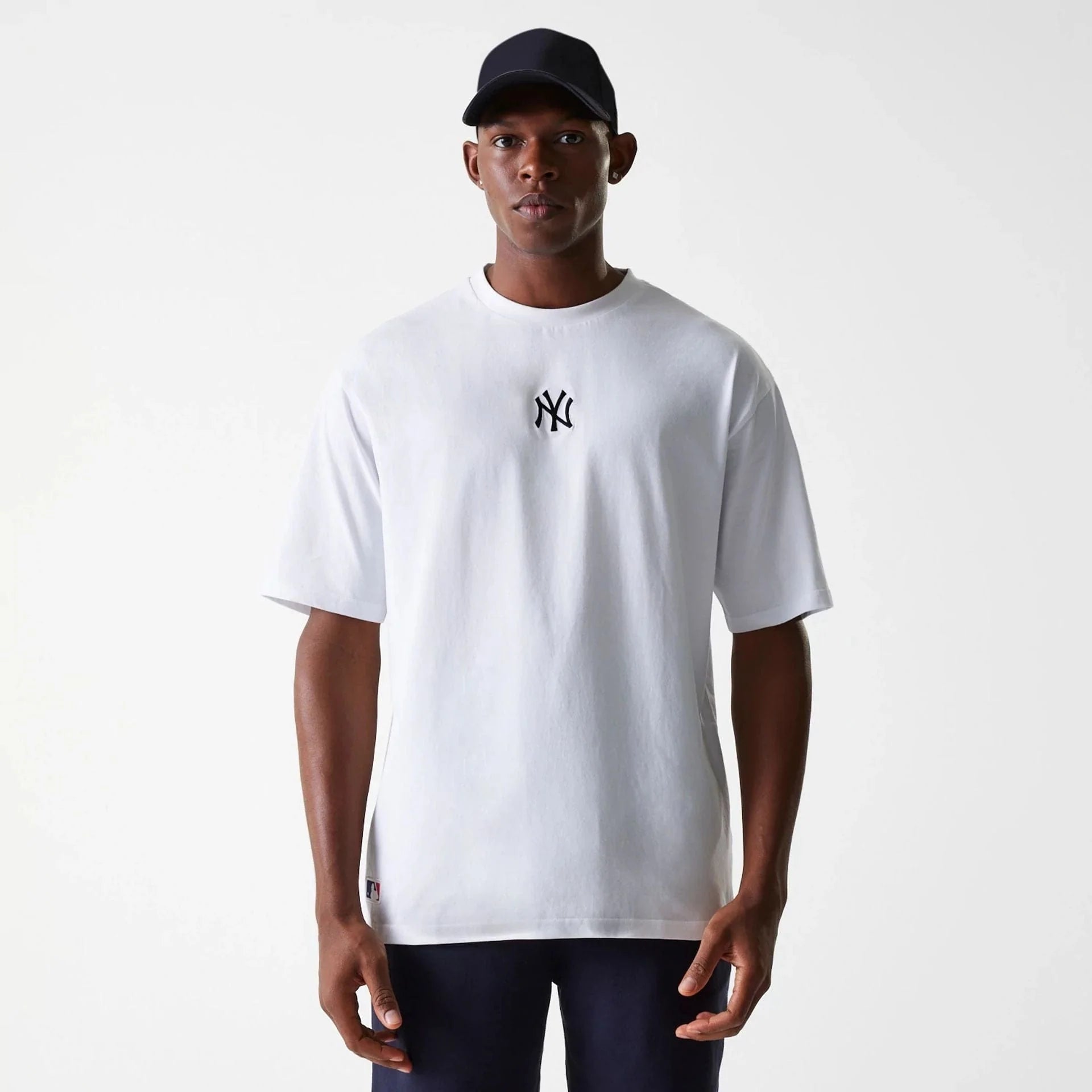 New Era - MLB LE MIDI - Oversize Tee - New York Yankees - White - Headz Up 