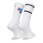 New Era - MLB WS Crew Socks - 2 Pack - New York Yankees - White - Headz Up 