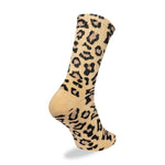 New Era - MLB Leopard Crew Socks - 1 Pack - New York Yankees - Camel - Headz Up 
