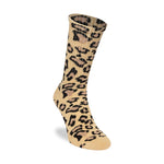 New Era - MLB Leopard Crew Socks - 1 Pack - New York Yankees - Camel - Headz Up 