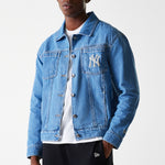 New Era - MLB DENIM JACKET - New York Yankees - DK Blue - Headz Up 