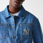 New Era - MLB DENIM JACKET - New York Yankees - DK Blue - Headz Up 