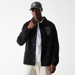 New Era - MLB TWILL COACHES JACKET - New York Yankees - Black - Headz Up 