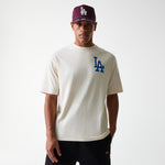 New Era - MLB Baseball Graphic OS Tee - Los Angeles Dodgers - Light beige - Headz Up 