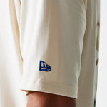 New Era - MLB Baseball Graphic OS Tee - Los Angeles Dodgers - Light beige - Headz Up 