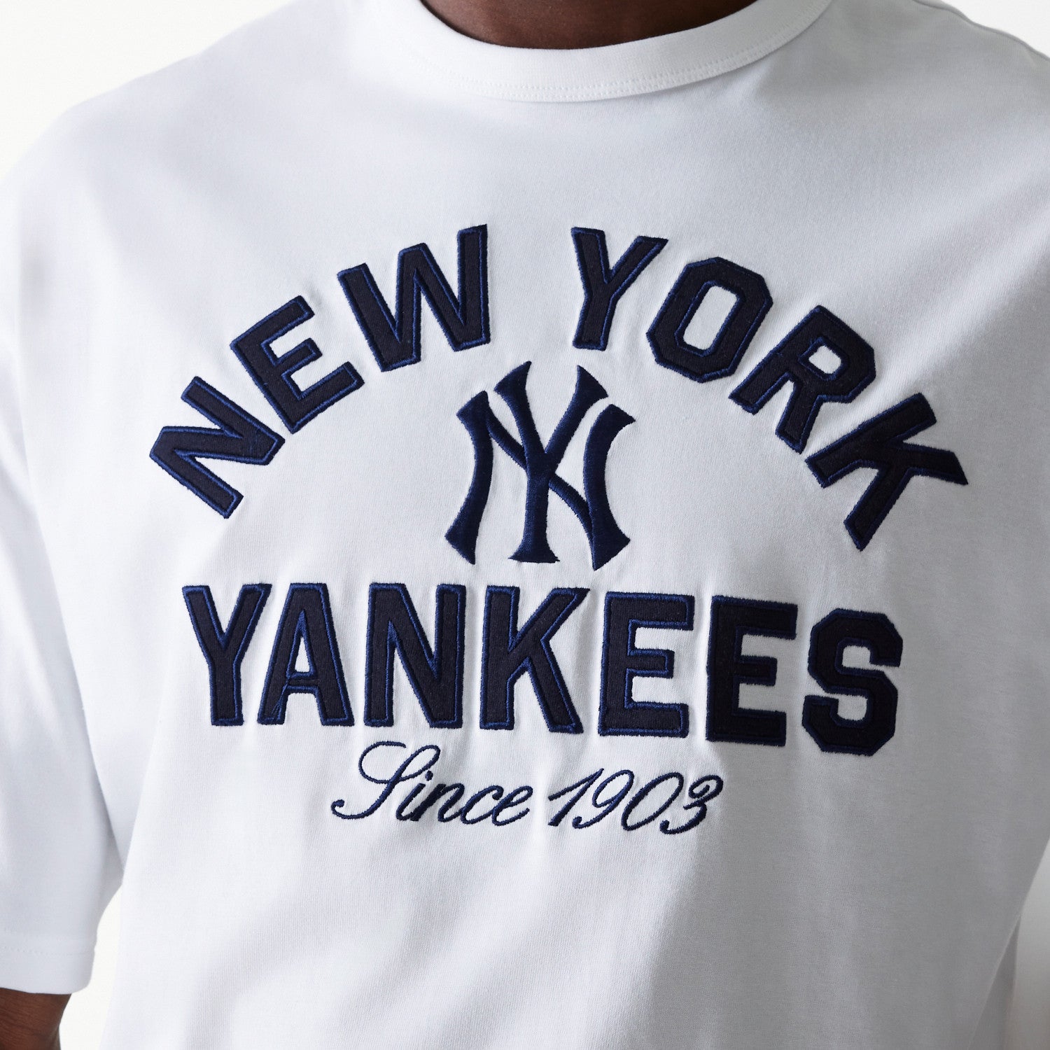 New Era - MLB HERITAGE OS TEE - New York Yankees - White - Headz Up 