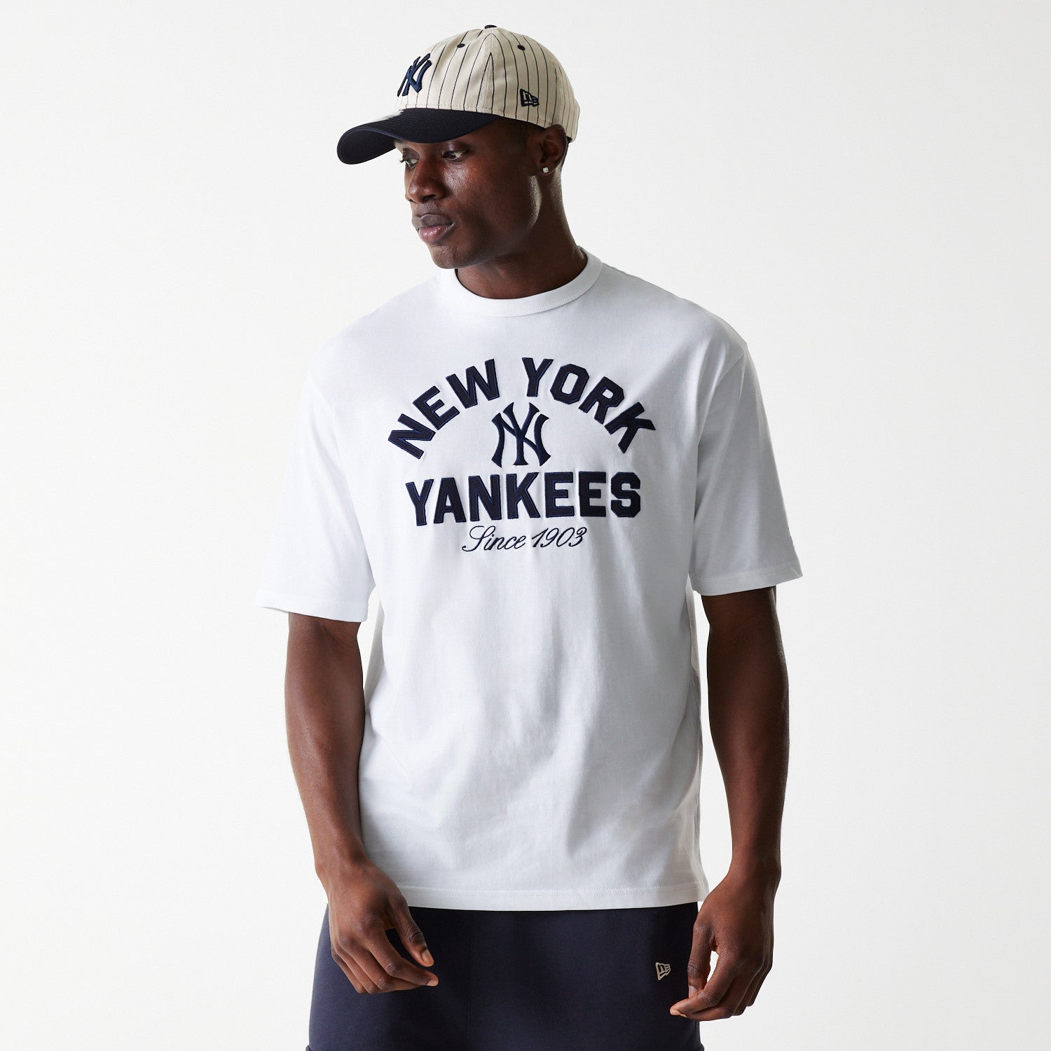 New Era - MLB HERITAGE OS TEE - New York Yankees - White - Headz Up 