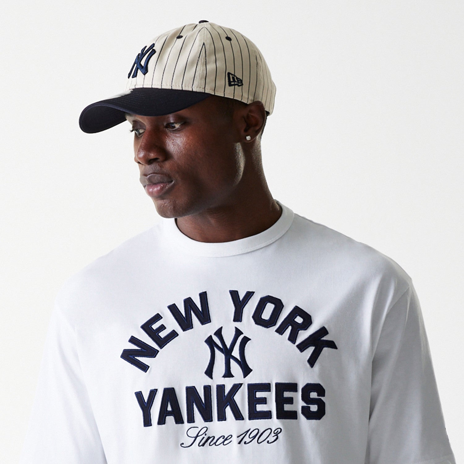 New Era - MLB HERITAGE OS TEE - New York Yankees - White - Headz Up 
