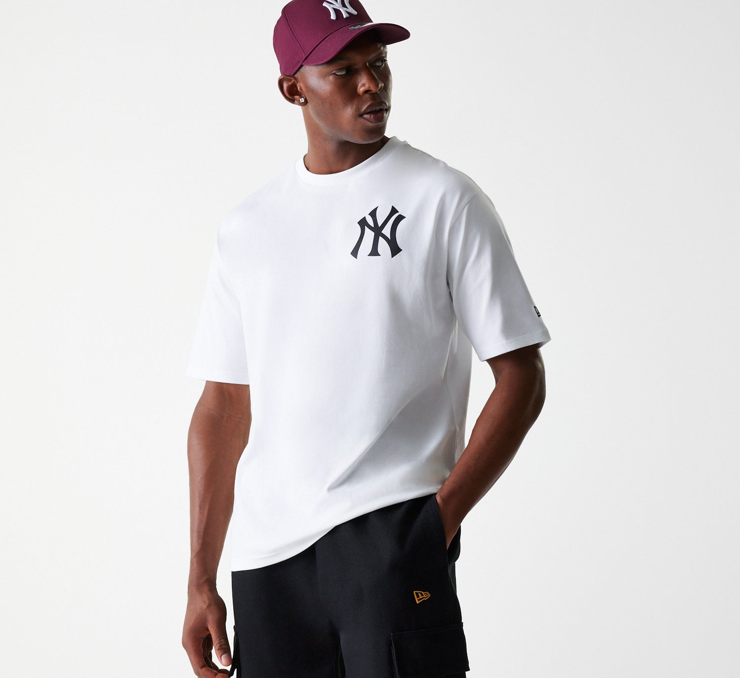 New Era - MLB BASEBALL GRPHC OS TEE - New York Yankees - White - Headz Up 