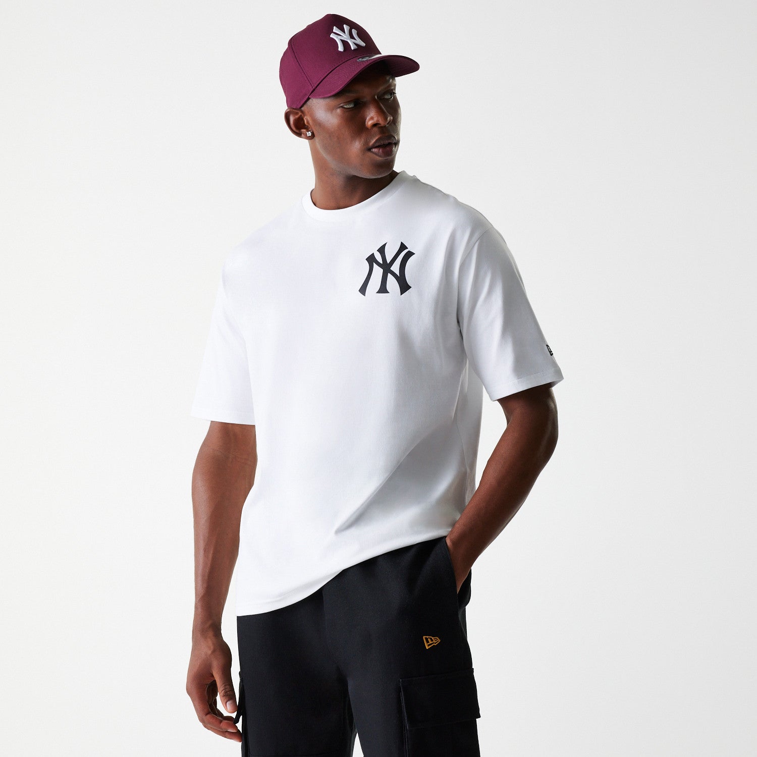 New Era - MLB BASEBALL GRPHC OS TEE - New York Yankees - White - Headz Up 