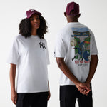 New Era - MLB BASEBALL GRPHC OS TEE - New York Yankees - White - Headz Up 
