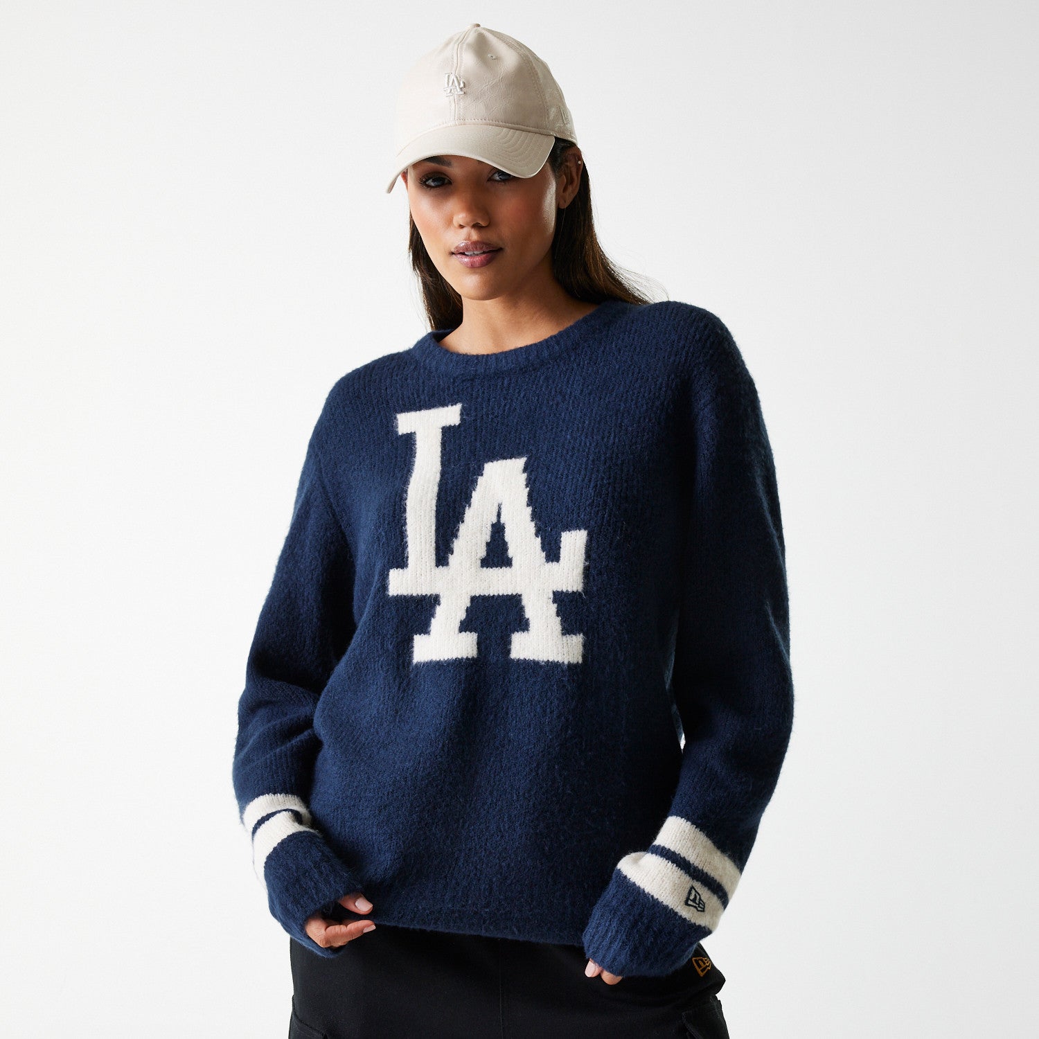 New Era - MLB KNIT SWEATER - Los Angeles Dodgers - Headz Up 