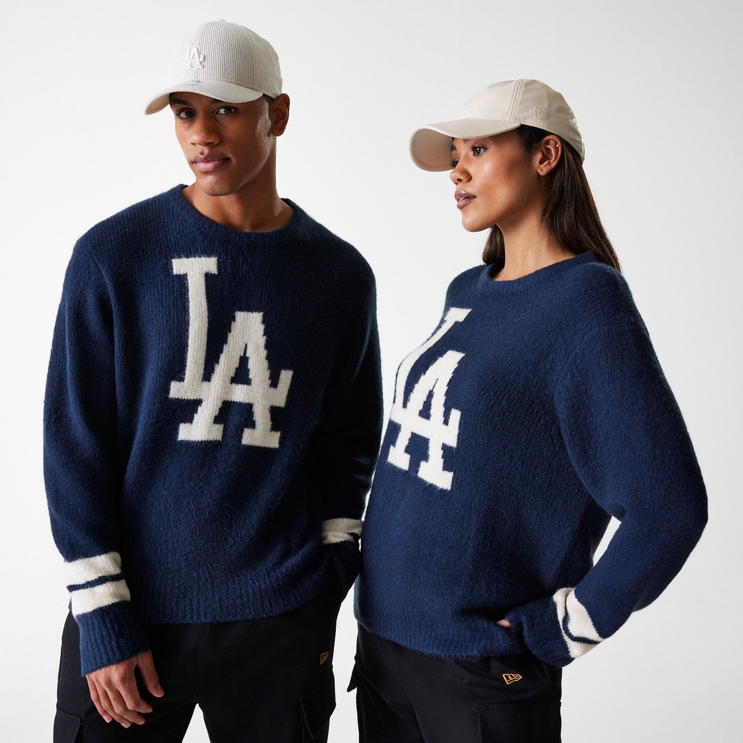 New Era - MLB KNIT SWEATER - Los Angeles Dodgers - Headz Up 