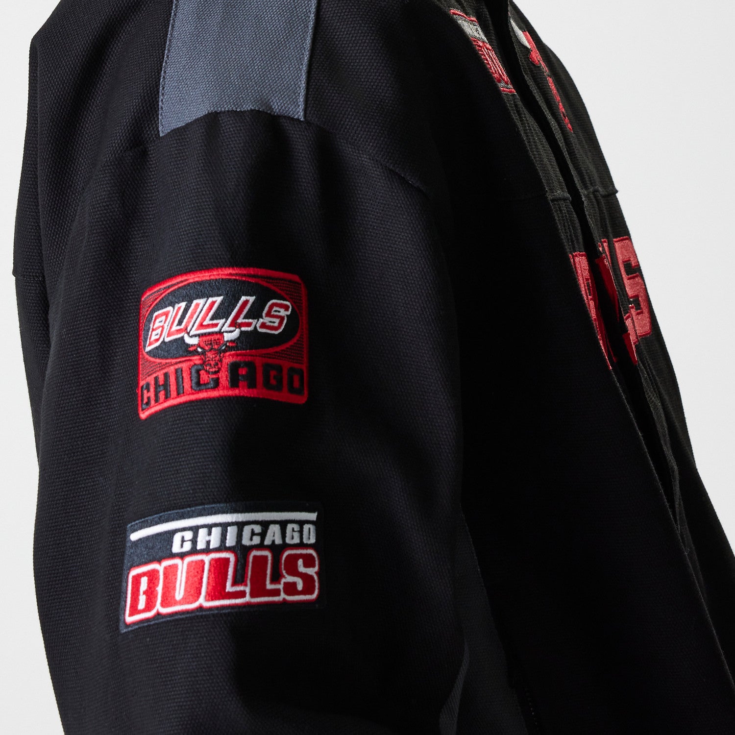 New Era - NBA MOTORSPORT Jacket - Chicago Bulls - Black - Headz Up 