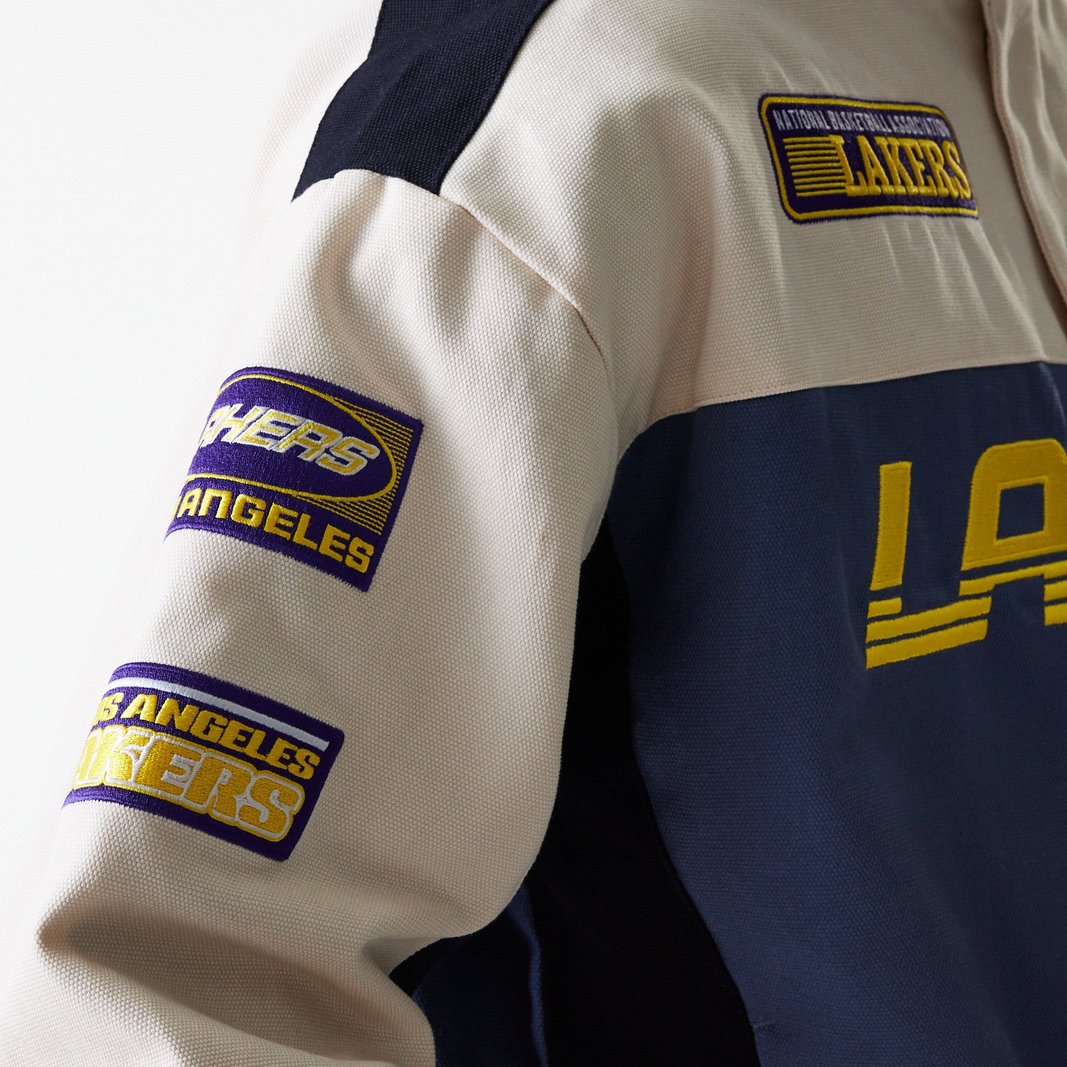 New Era - NBA MOTORSPORT Jacket - Los Angeles Lakers - Dark Blue - Headz Up 
