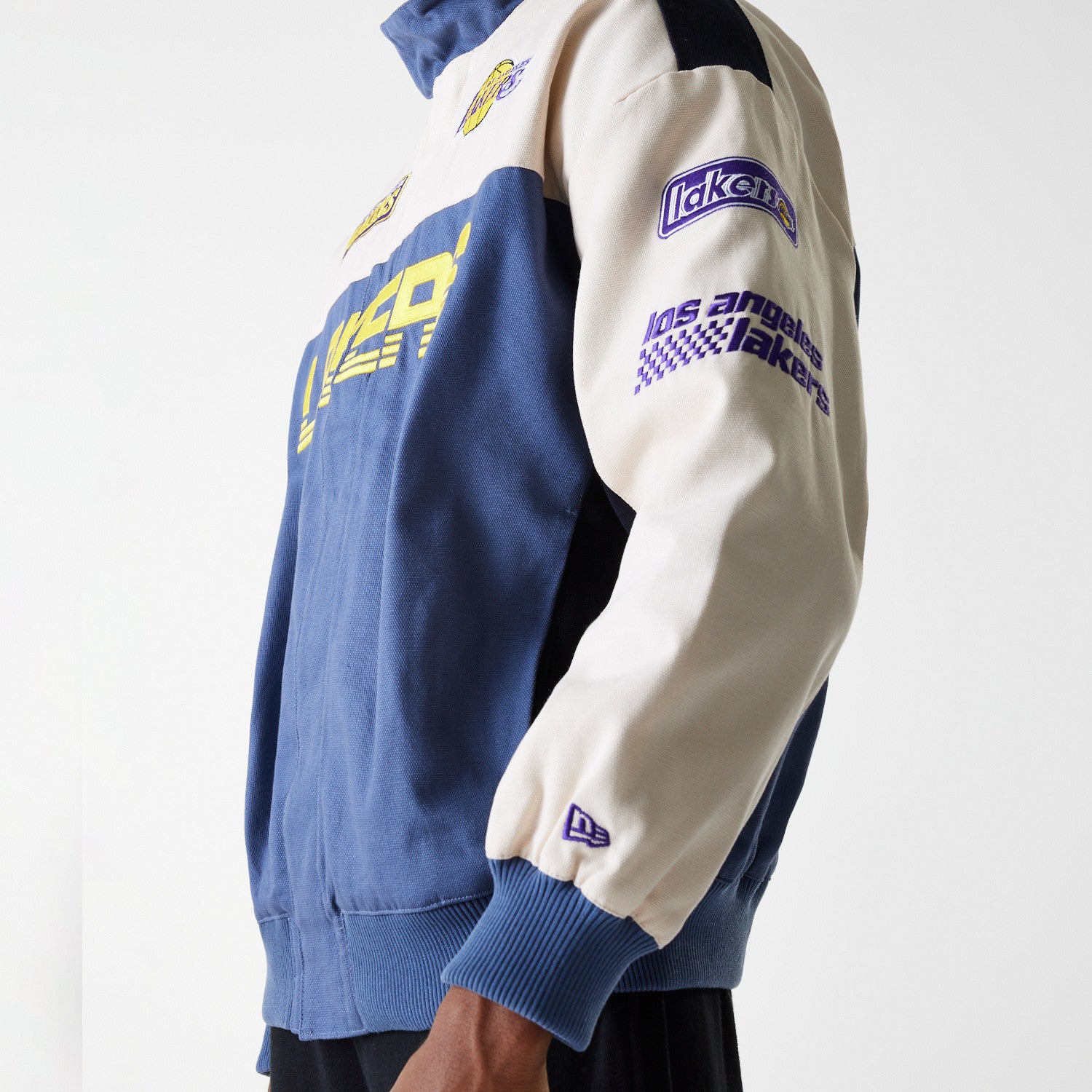 New Era - NBA MOTORSPORT Jacket - Los Angeles Lakers - Dark Blue - Headz Up 