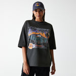 New Era - NBA WASHED GRPHC TEE - Los Angeles Lakers - Grey - Headz Up 