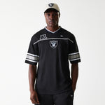New Era - NFL GRPHC JERSEY TEE - Las Vegas Raiders - Black - Headz Up 
