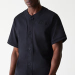 New Era - NE PINSTRIPE JERSEY TEE - Black - Headz Up 