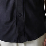 New Era - NE PINSTRIPE JERSEY TEE - Black - Headz Up 