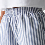 New Era - WMNS MLB STRIPE SHORT - New York Yankees - Blue - Headz Up 