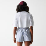 New Era - WMNS MLB STRIPE SHORT - New York Yankees - Blue - Headz Up 