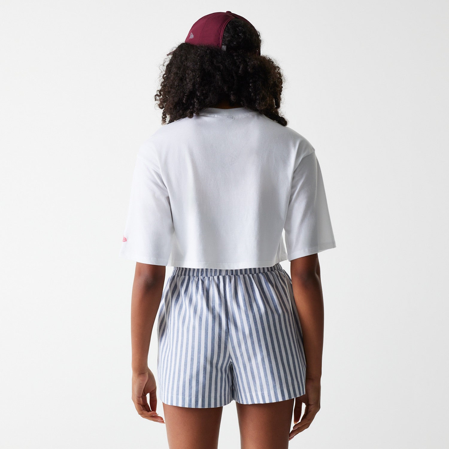 New Era - WMNS MLB STRIPE SHORT - New York Yankees - Blue - Headz Up 