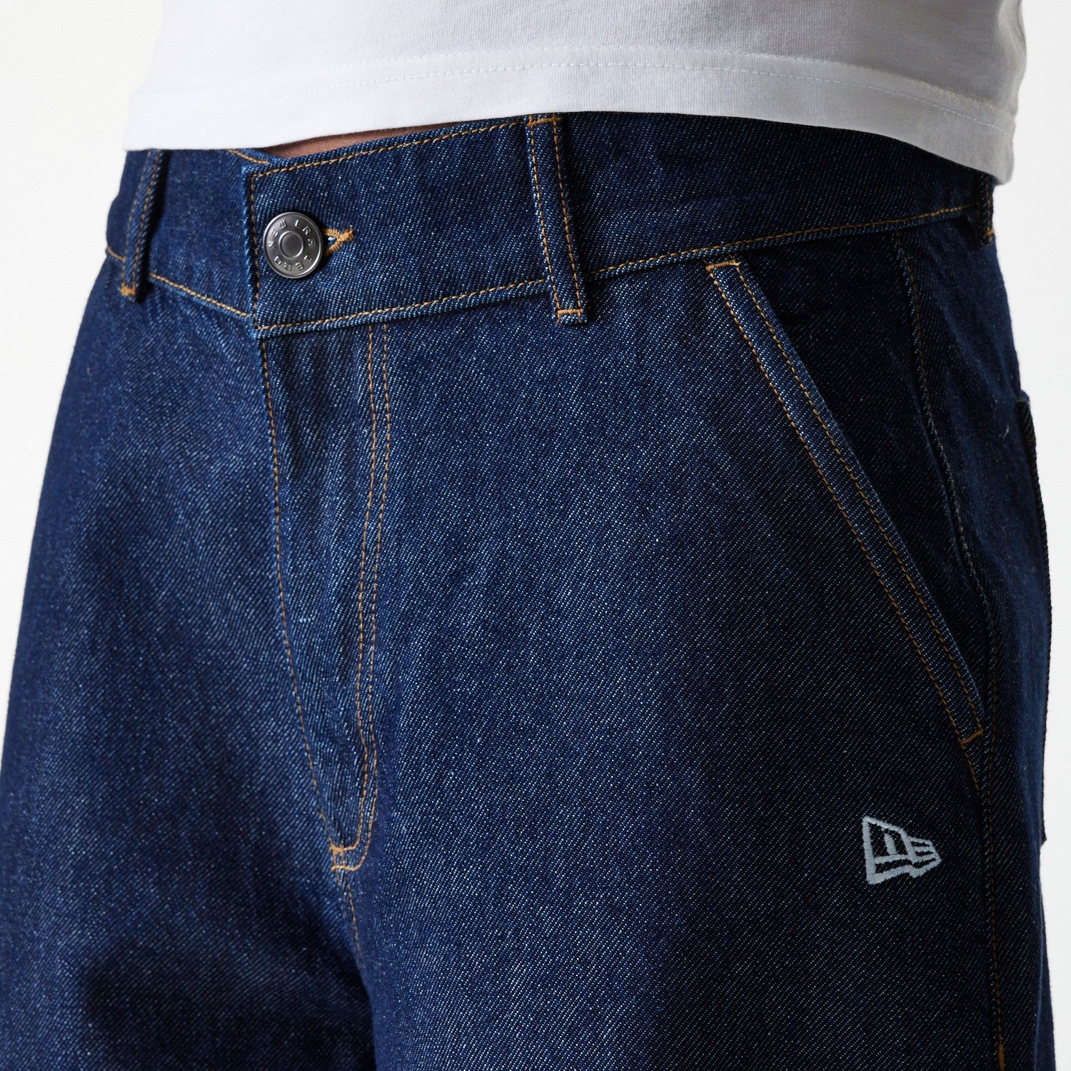 New Era - WMNS MLB WIDE LEG DENIM PANT - NEW YORK YANKEES - DK Blue - Headz Up 