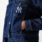 New Era - WMNS MLB REG DENIM JACKET - New York Yankees	- Blue - Headz Up 