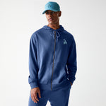 New Era - MLB MIDI LE FZ HOODIE - Los Angeles Dodgers - Blue - Headz Up 