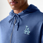 New Era - MLB MIDI LE FZ HOODIE - Los Angeles Dodgers - Blue - Headz Up 
