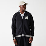 New Era - MLB KNIT CARDIGAN - New York Yankees - Black - Headz Up 