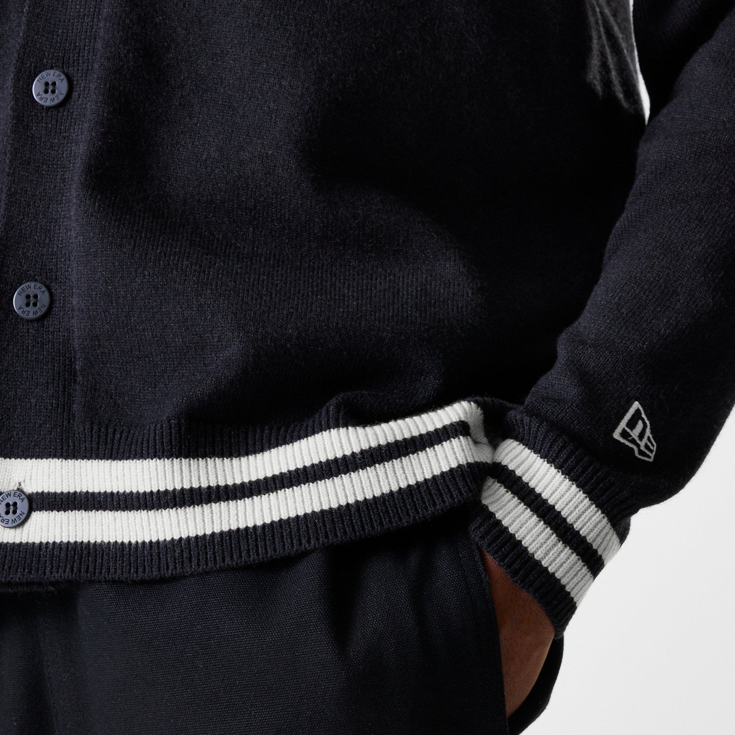 New Era - MLB KNIT CARDIGAN - New York Yankees - Black - Headz Up 