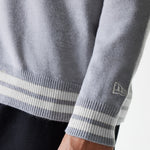 New Era - MLB KNIT CARDIGAN - Los Angeles Dodgers - Grey Med - Headz Up 
