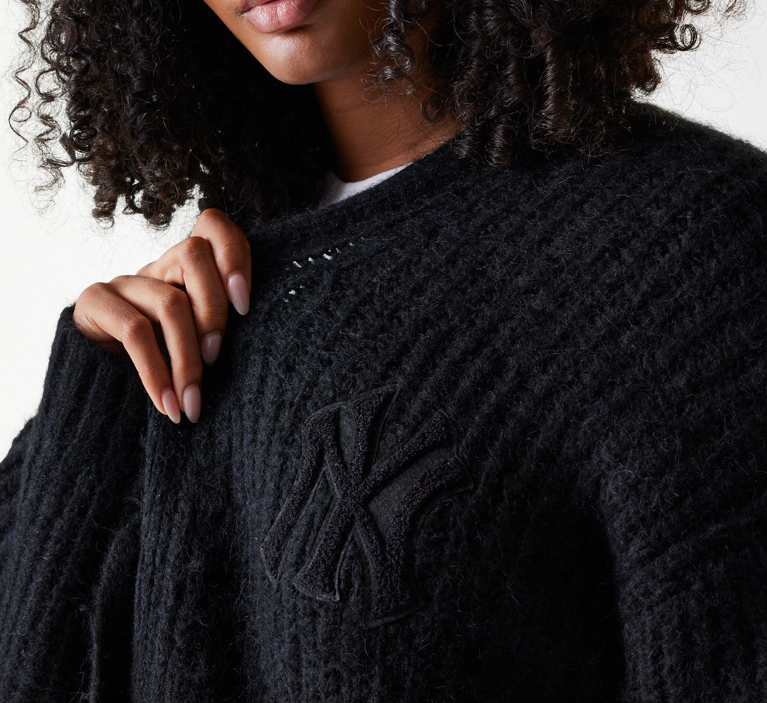 New Era - WMNS MLB KNIT CARDIGAN - New York Yankees - Black - Headz Up 
