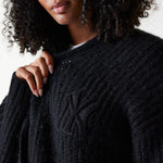 New Era - WMNS MLB KNIT CARDIGAN - New York Yankees - Black - Headz Up 