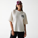 New Era - MLB WAFFLE OS TEE - NEW YORK YANKEES - Open White - Headz Up 