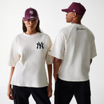 New Era - MLB WAFFLE OS TEE - NEW YORK YANKEES - Open White - Headz Up 