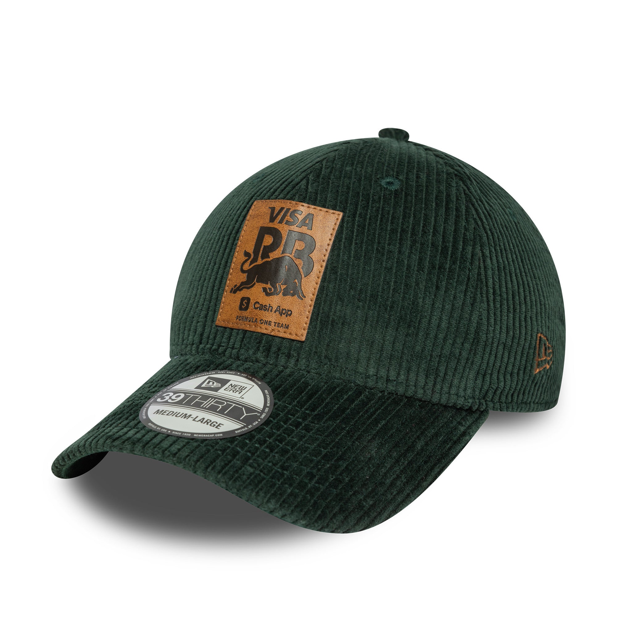 New Era - 39THIRTY - Visa Cash App Racing Bulls - Cord - Dark Green - Headz Up 