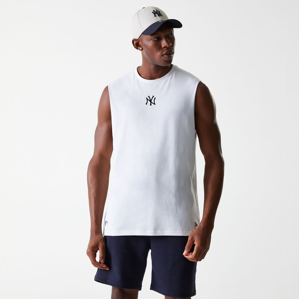New Era - MLB MIDI - Sleeveless Tee - New York Yankees - White - Headz Up 