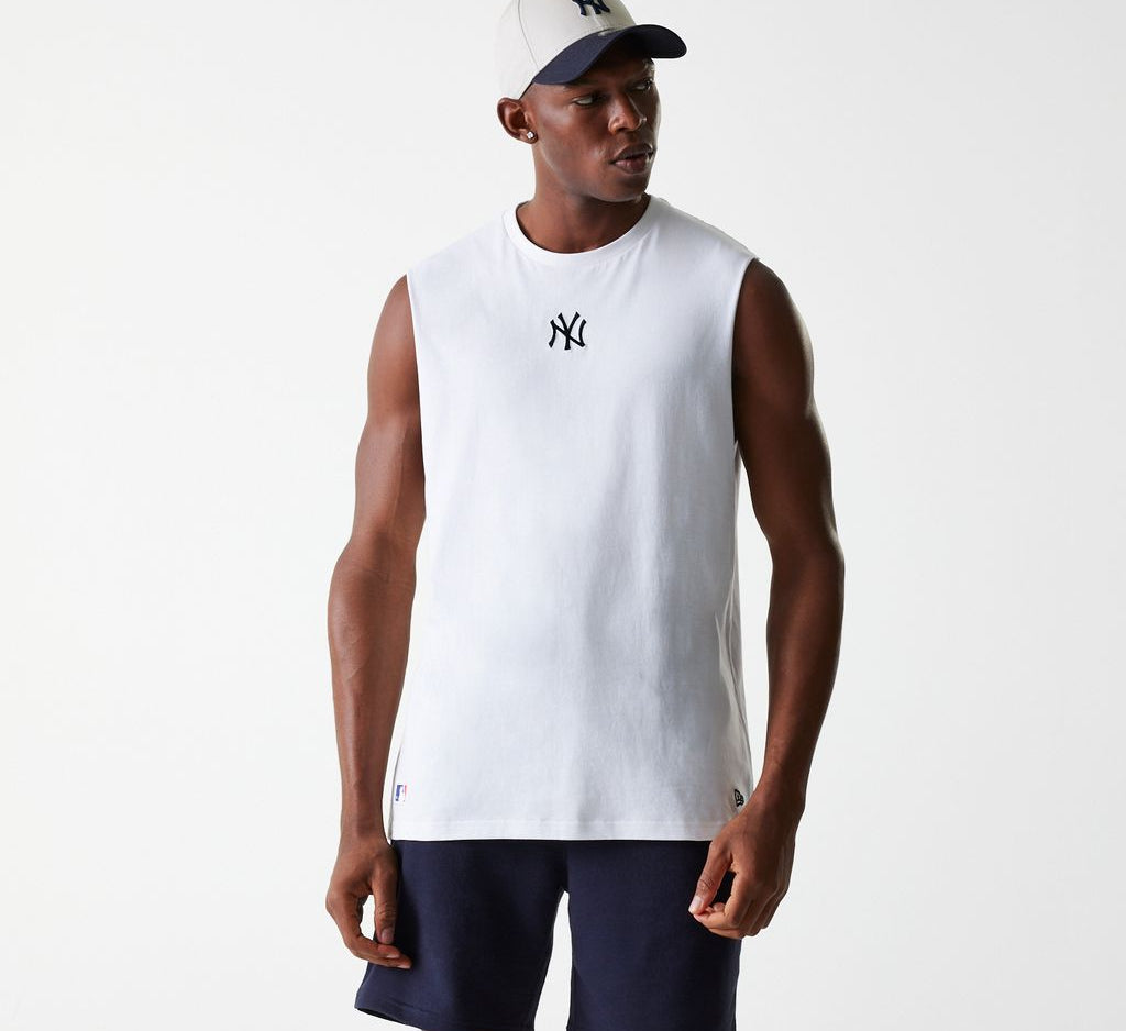 New Era - MLB MIDI - Sleeveless Tee - New York Yankees - White - Headz Up 