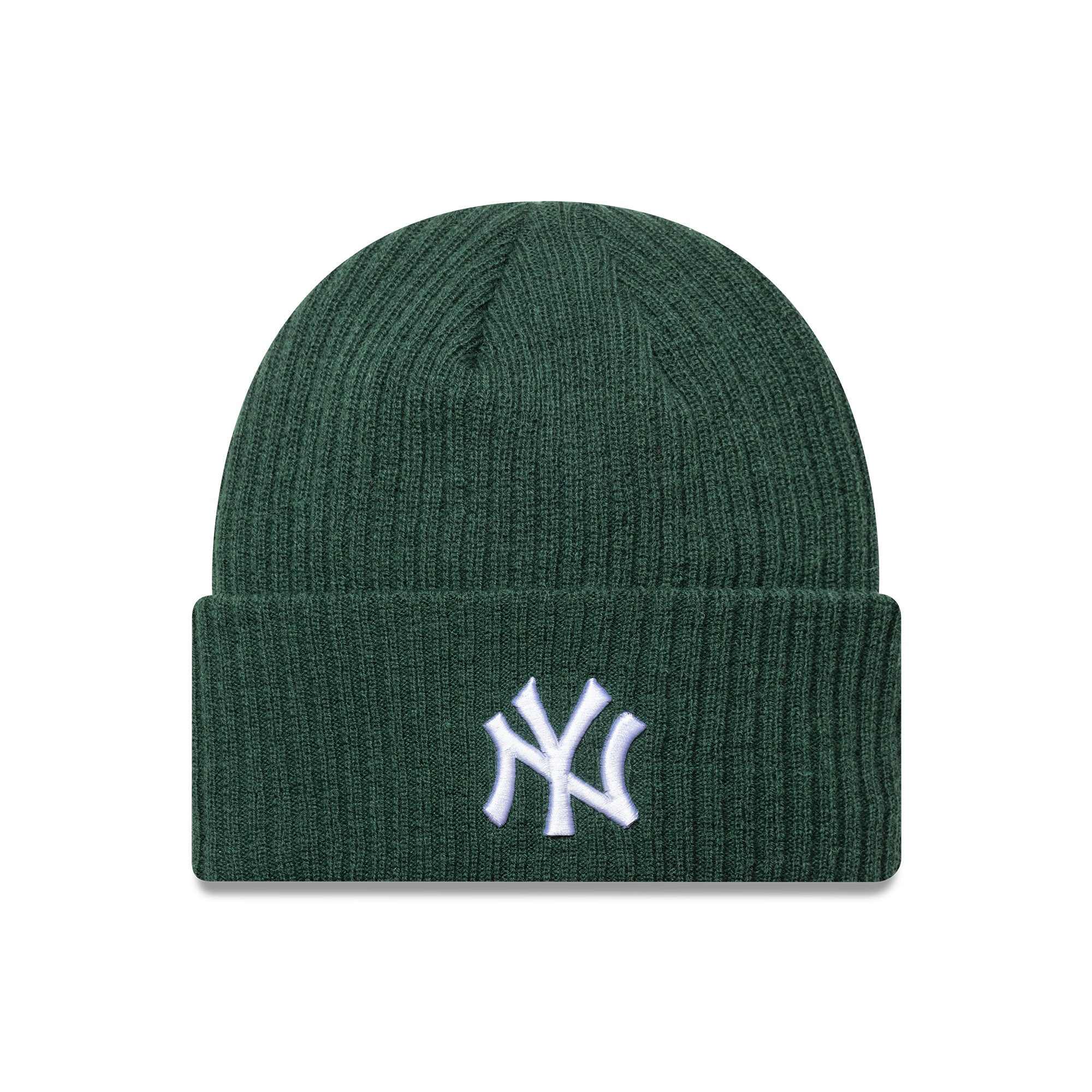 New Era - Wide Cuff Beanie - New York Yankees - Dark Green - Headz Up 